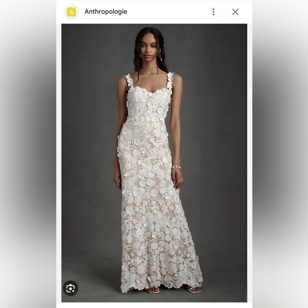Plus Size BHLDN (Anthropologie) Wedding Dress
